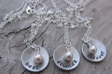 Best friends forever necklaces